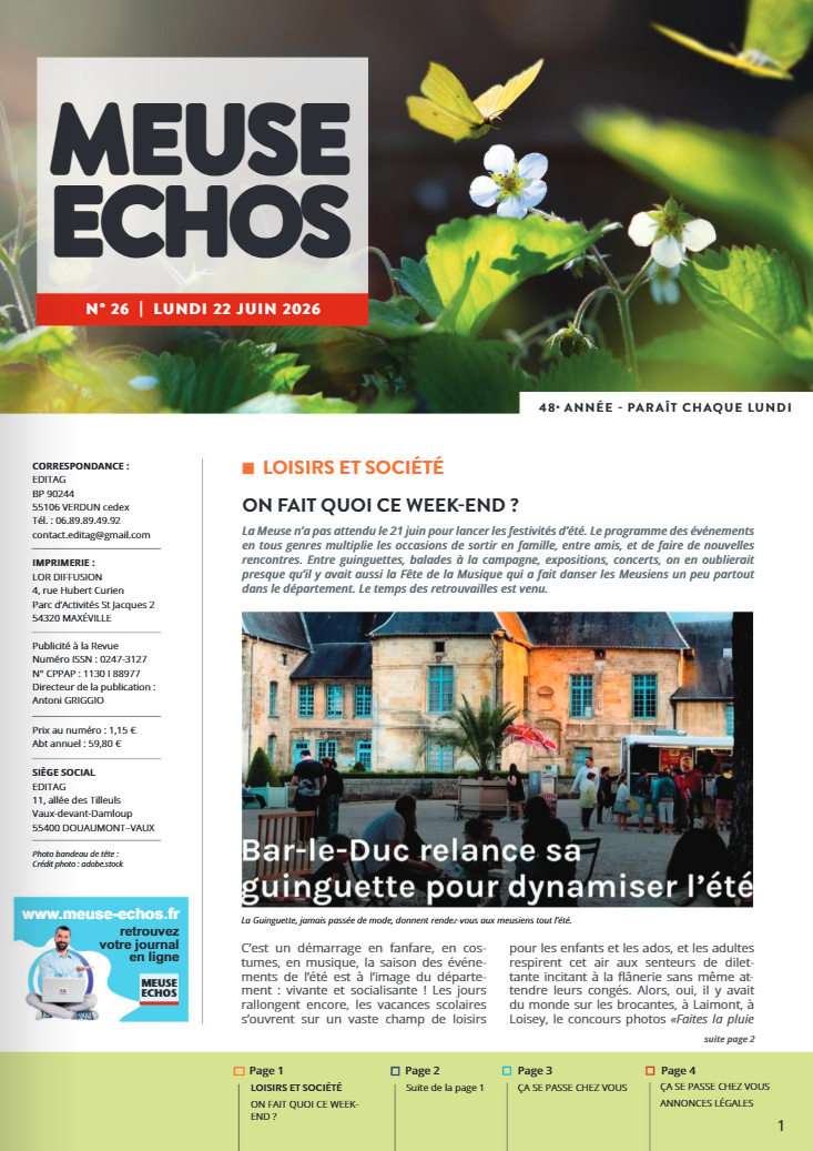 Lundi 22 Juin